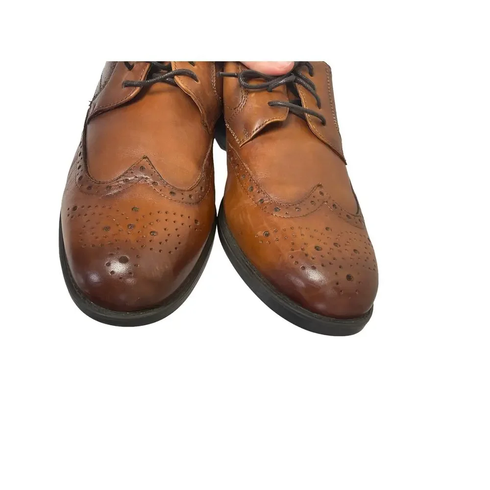Florsheim Midtown Wingtip‎ Leather Comfort Oxford Dress Shoes Size 8.5 Formal